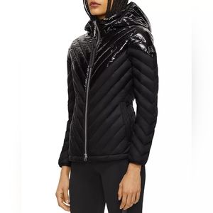 Moose Knuckles Exhibition Puffer Jacket Chevron size small down coat black